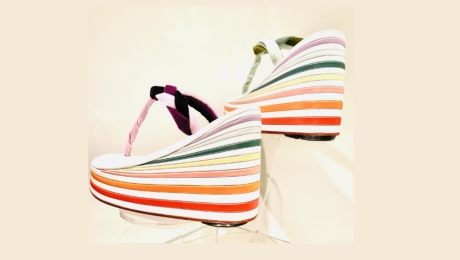 【四谷三栄】ハイヒール草履「ZORI貞奴」に夏らしい新色がお目見え