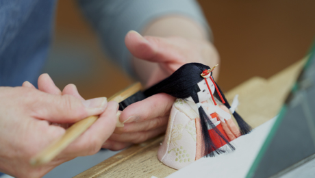 【江戸東京リシンク展】江戸木目込人形 松崎人形「用途のないものに宿る価値」