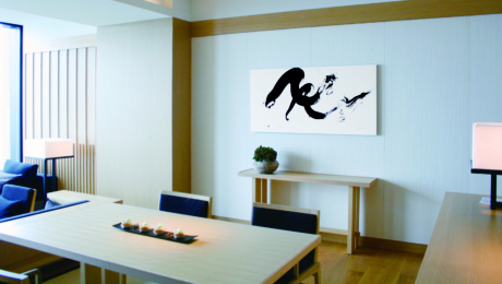 余白がもたらす、インテリアアートとしての書の魅力