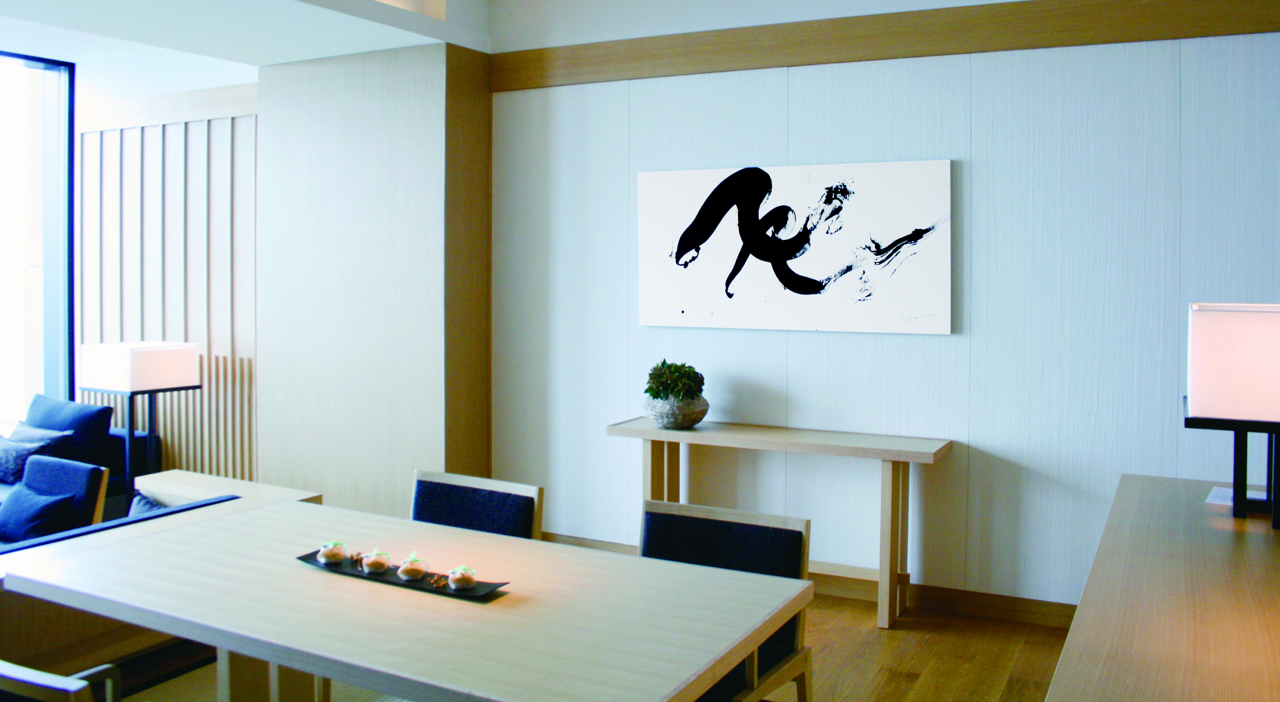 余白がもたらす、インテリアアートとしての書の魅力 | 江戸東京きらり