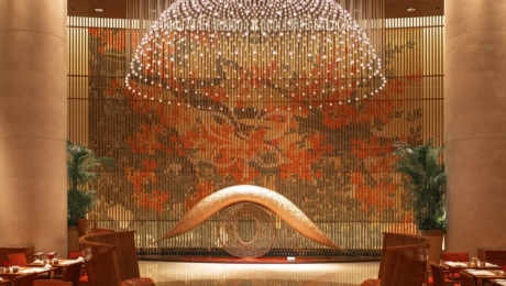 【京源】ザ・ペニンシュラ東京の家紋アートで秋を愛でるひとときを
