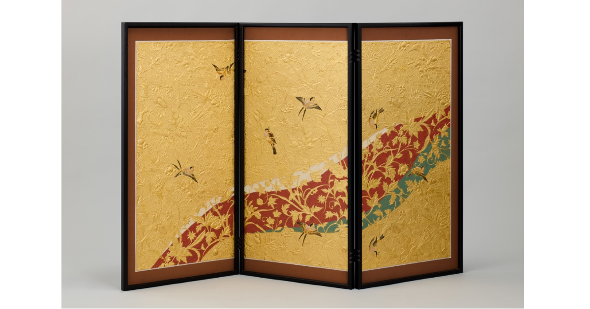 【金唐紙研究所】秋の旧岩崎邸で金唐紙の世界を堪能する