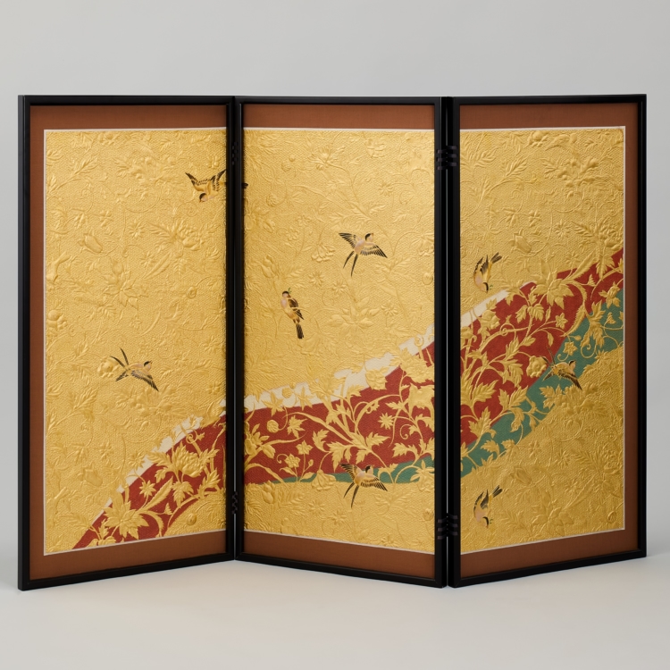 【金唐紙研究所】秋の旧岩崎邸で金唐紙の世界を堪能する